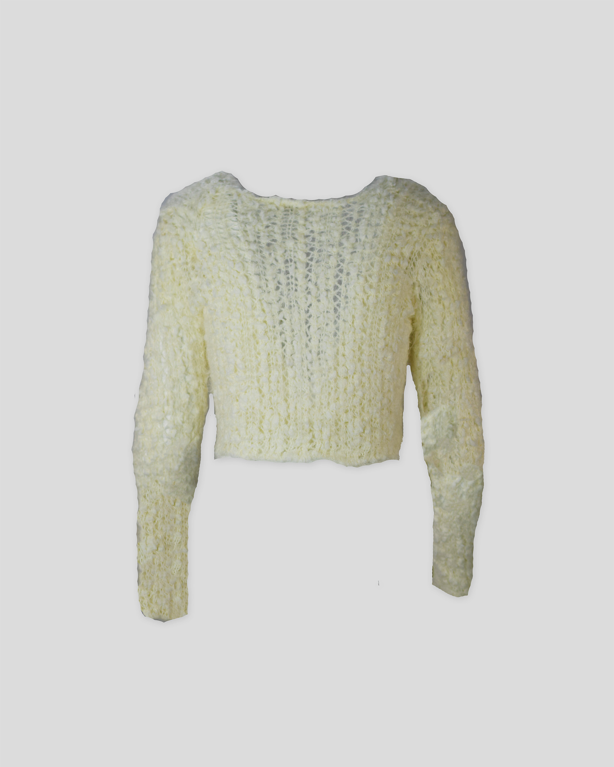 NOUVEAU KNITWEAR Ζακετα Ασπρο Πίσω