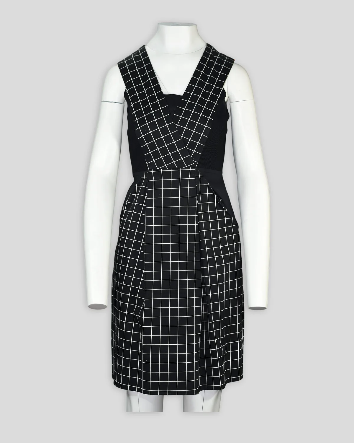 SPORTMAX Φορεμα Μαυρο Καρο