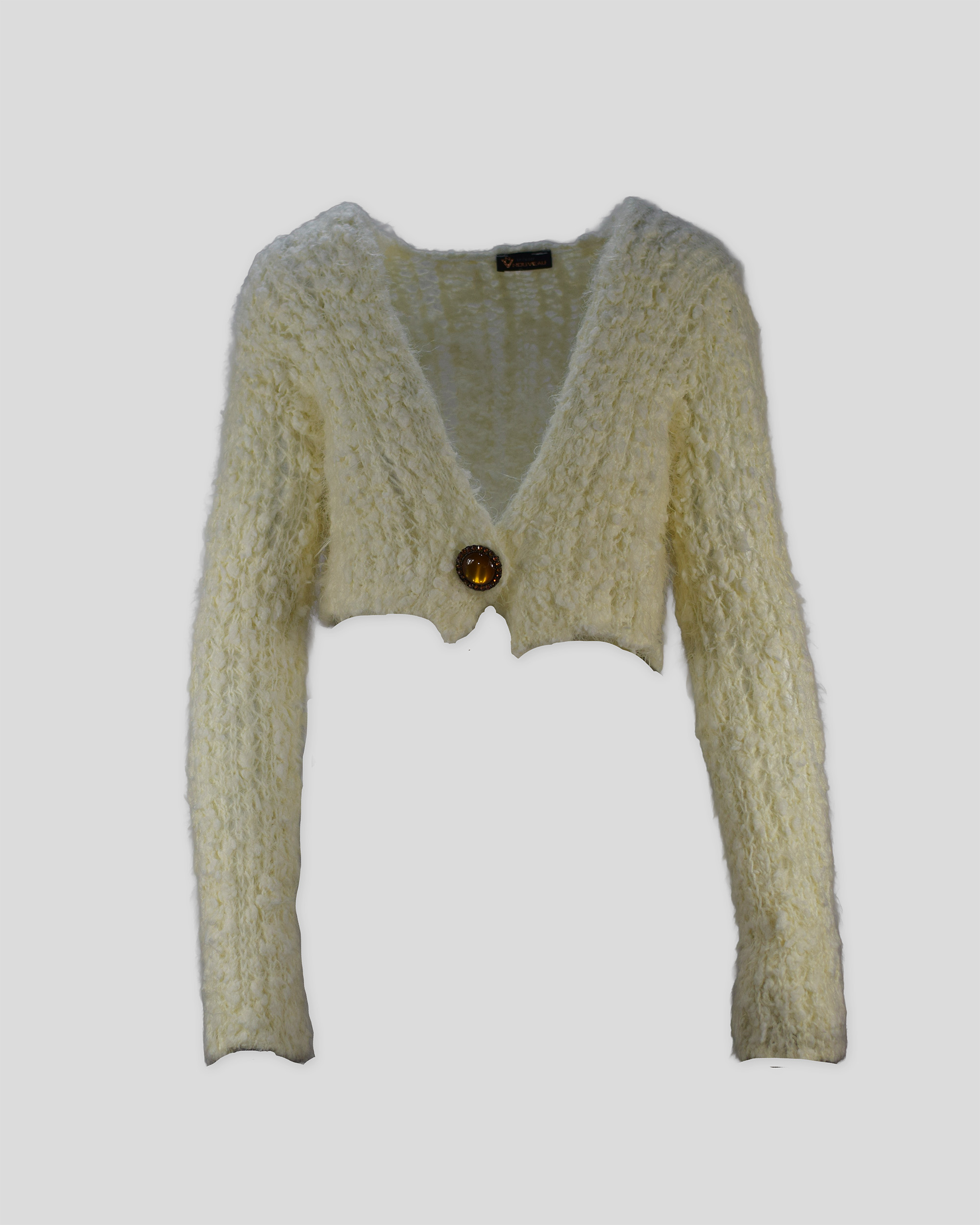 NOUVEAU KNITWEAR Ζακετα Ασπρο